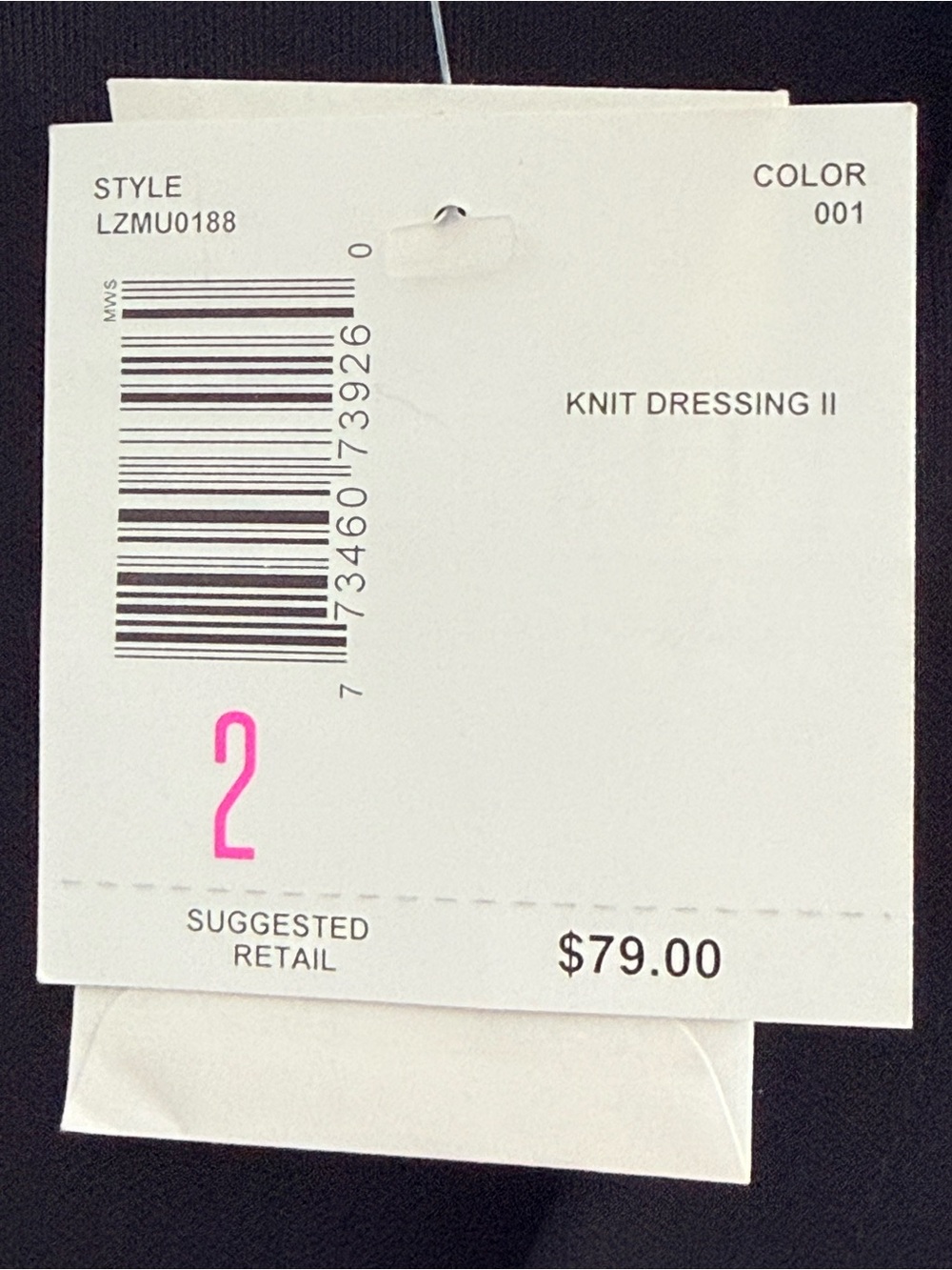 Liz Claiborne Black V-Neck Long Sleeve Top -NWT - Picture 5 of 6